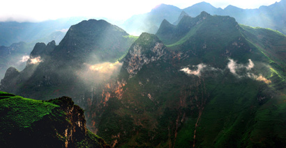 Dong Van Karst Plateau Geopark in Hagiang, Vietnam